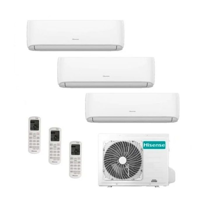INSTALACIÓN AIRE ACONDICIONADO MULTISPLIT HISENSE 3 UND