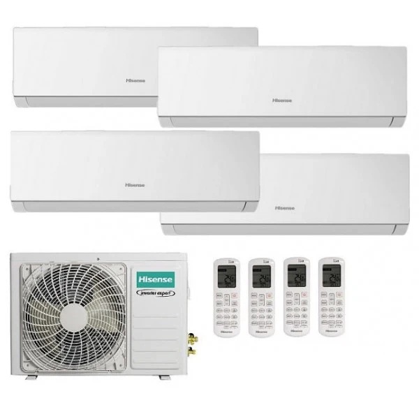 INSTALACIÓN AIRE ACONDICIONADO MULTISPLIT HISENSE 4 UND